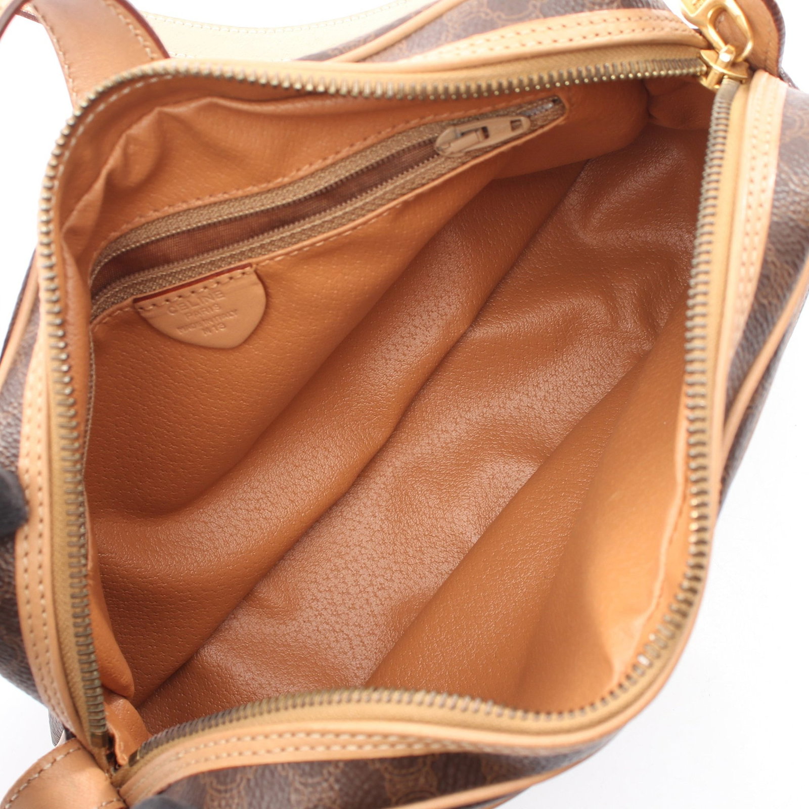 Celine Macadam Shoulder Bag Brown - 3