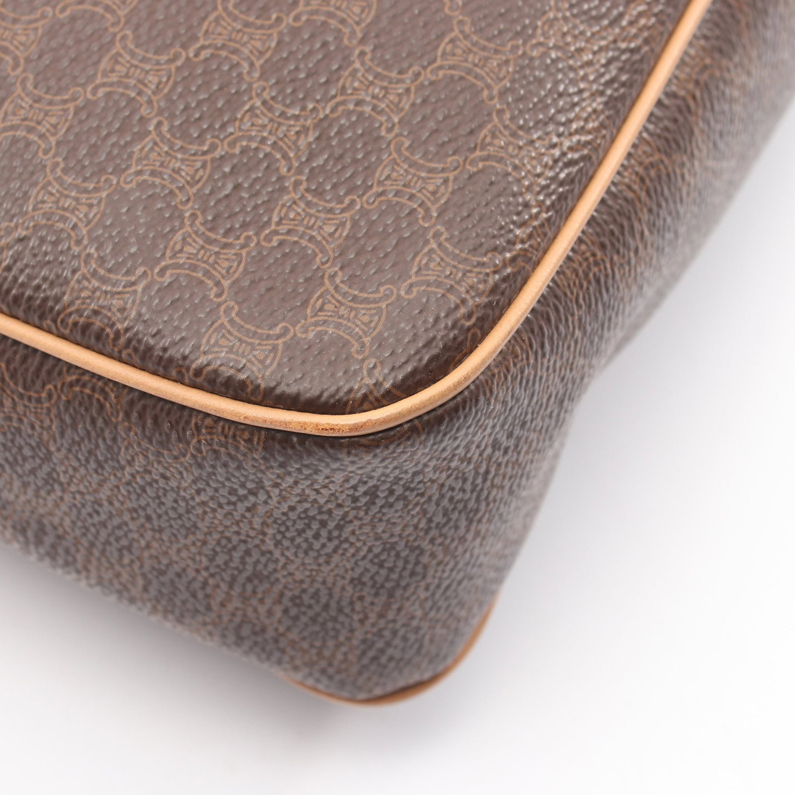 Celine Macadam Shoulder Bag Brown - 5
