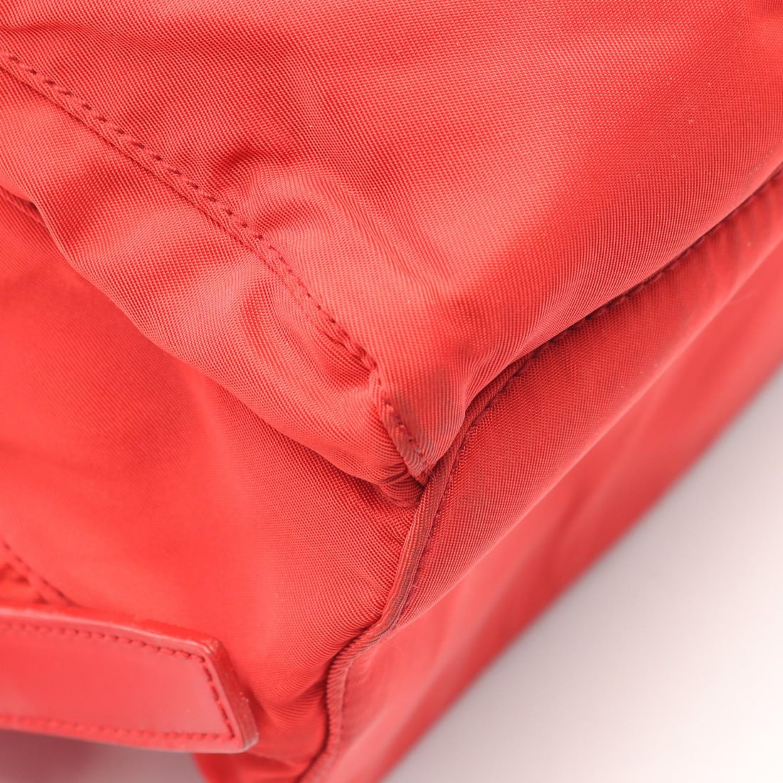 Prada Vela Nylon Backpack Red - 5