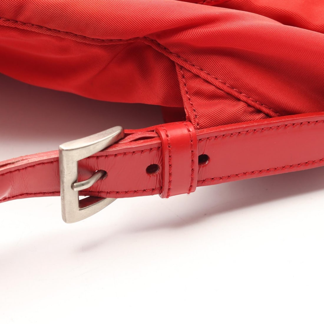 Prada Vela Nylon Backpack Red - 7