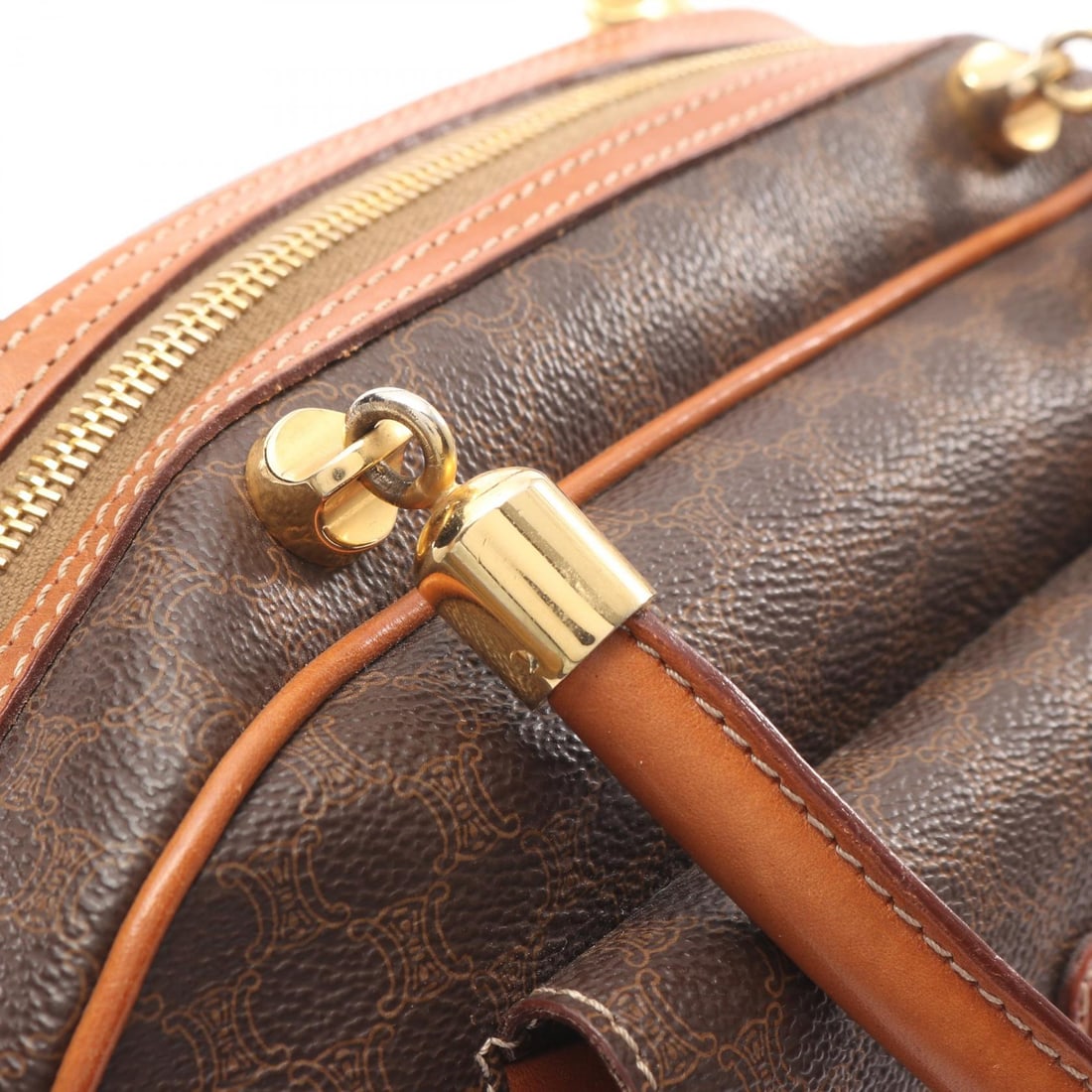Celine Macadam Mini Boston Brown - 7