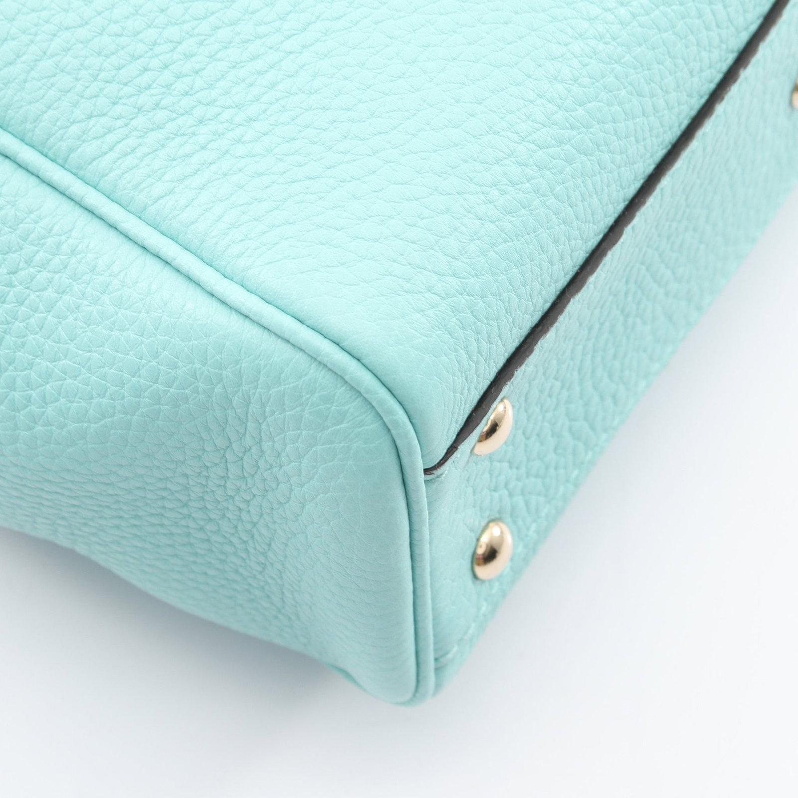 Gucci Bamboo Mini Shopper Blue - 5