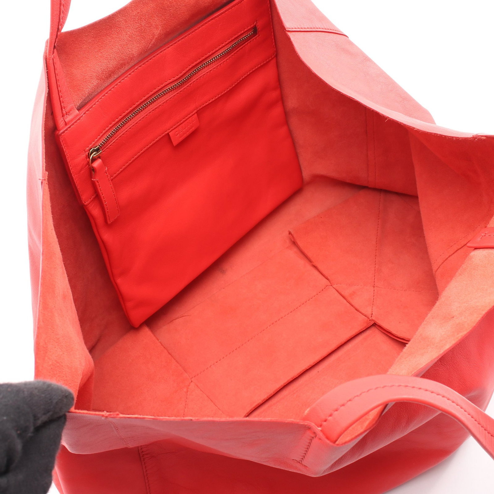 Celine Horizontal Cabas Leather Tote - 3