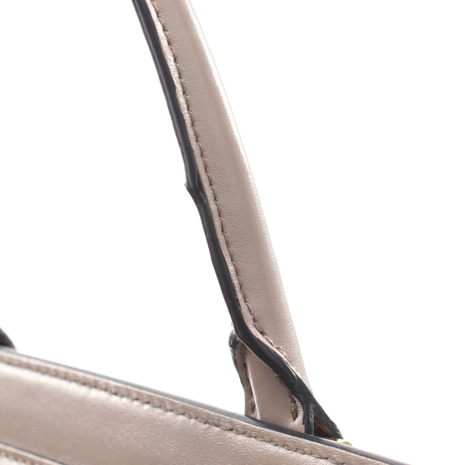 Prada Leather 2WAY Handbag Gray - 7