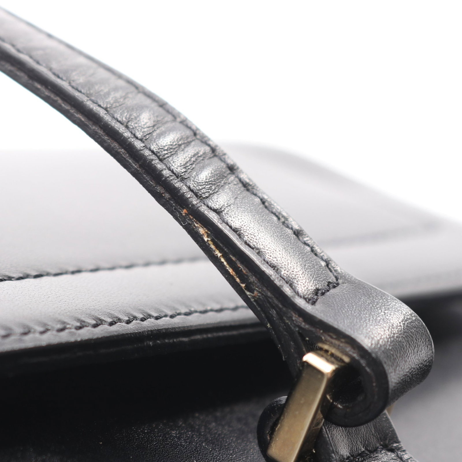 Celine Triomphe Leather Handbag - 6