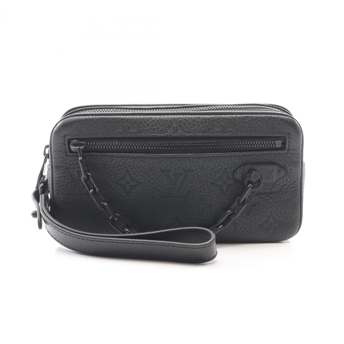 LV Pochette Volga Clutch Black (1 of 9)