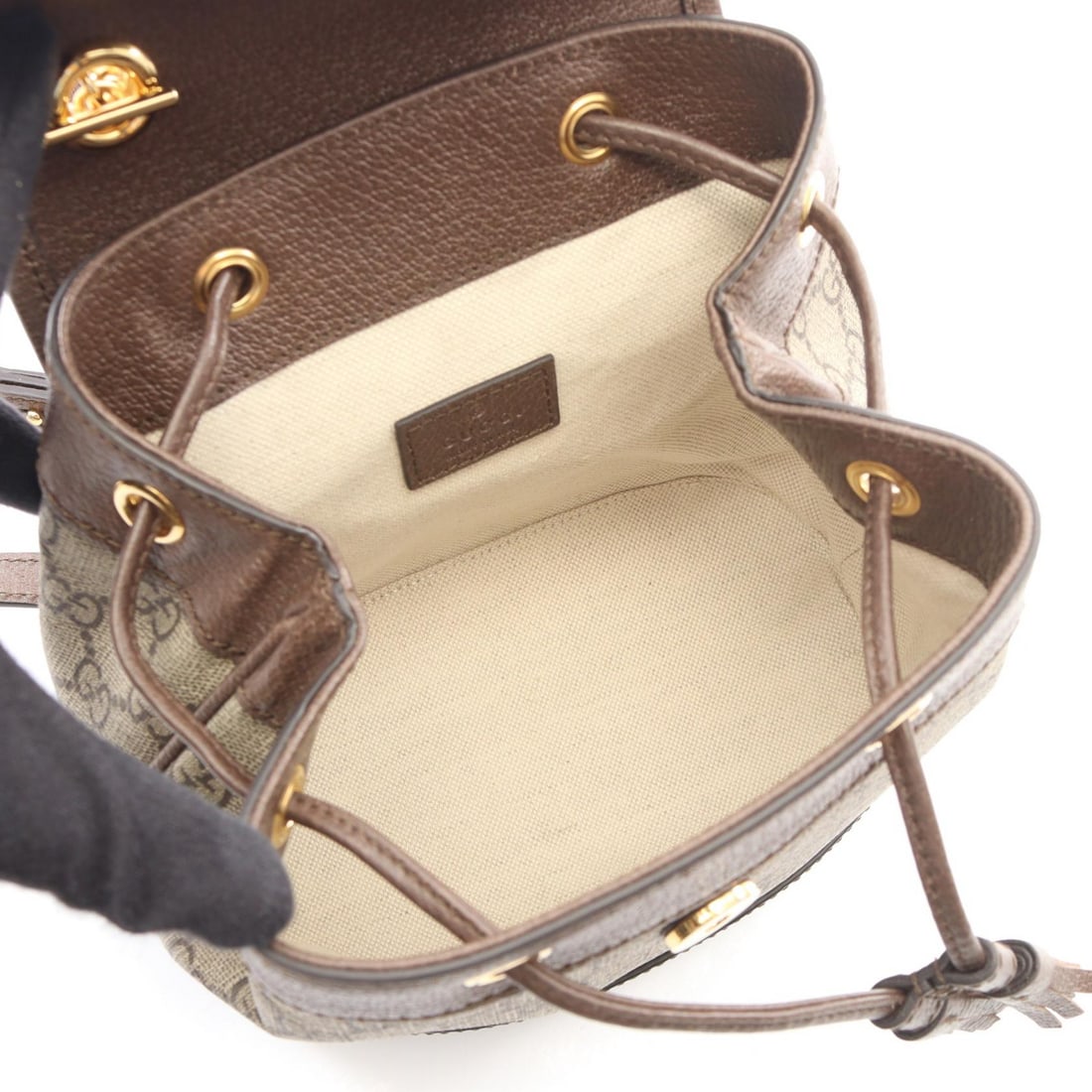 Gucci Ophidia Mini Backpack Beige - 3