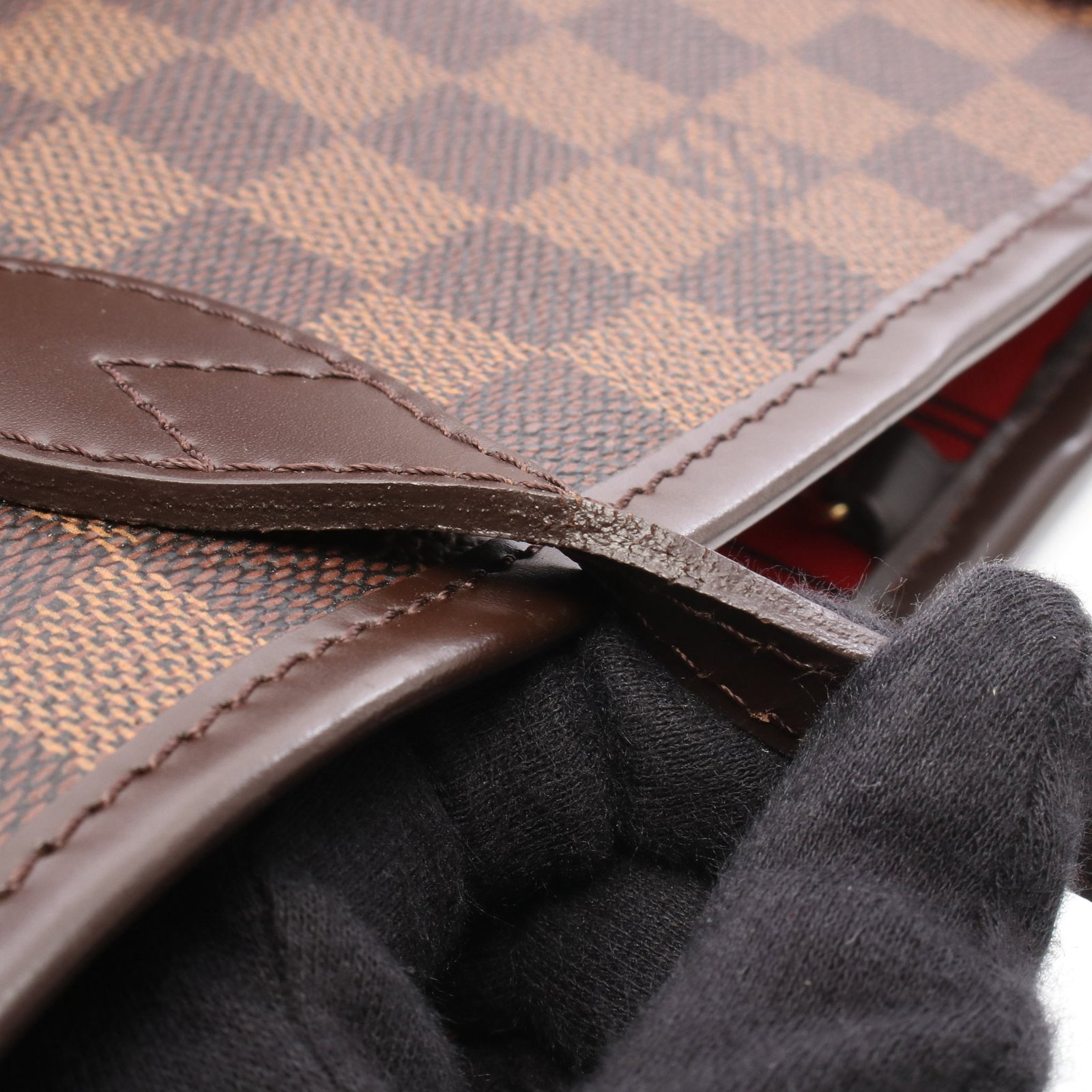 LV Neverfull PM Damier Ebene Tote - 9