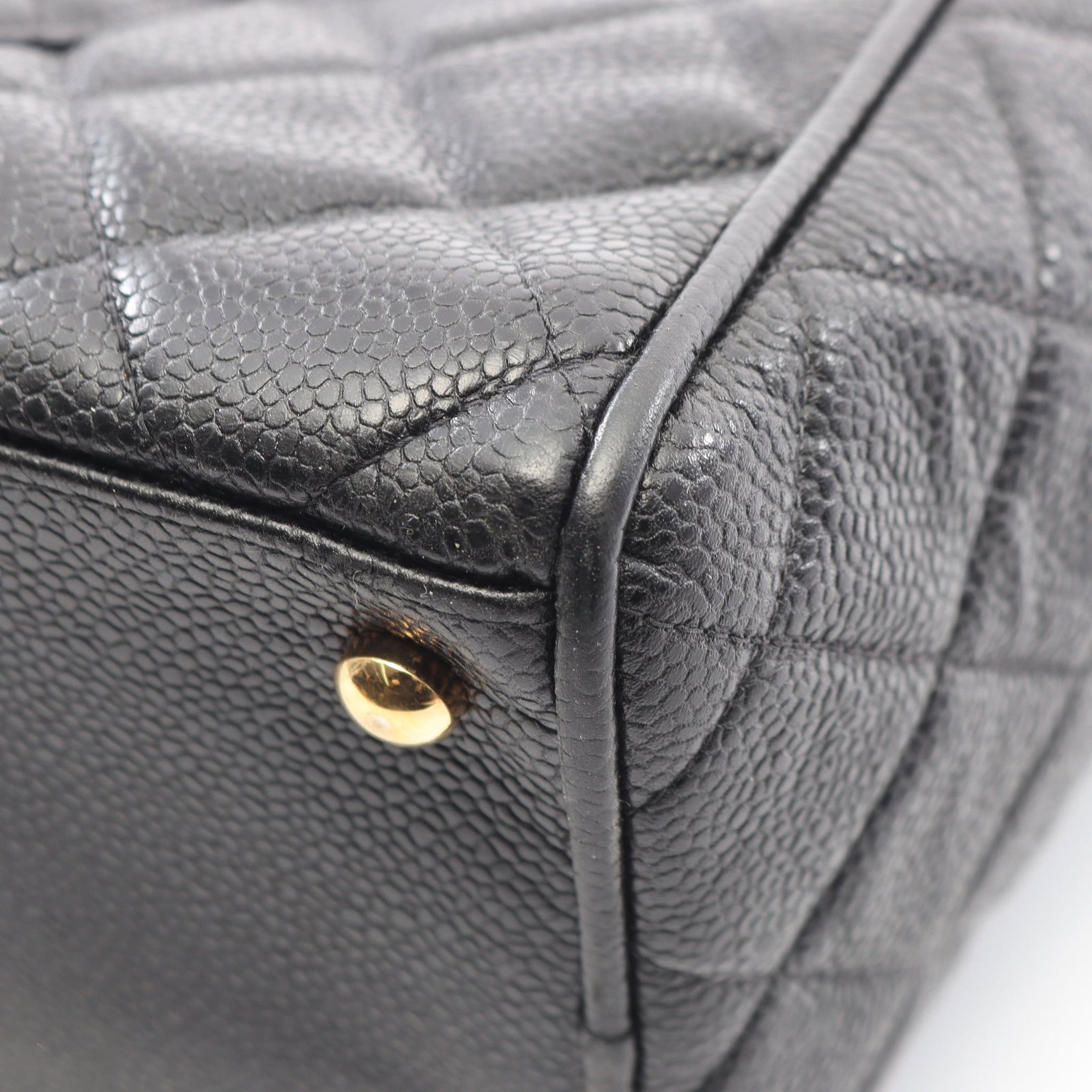 Chanel Mini Boston Caviar Black - 10