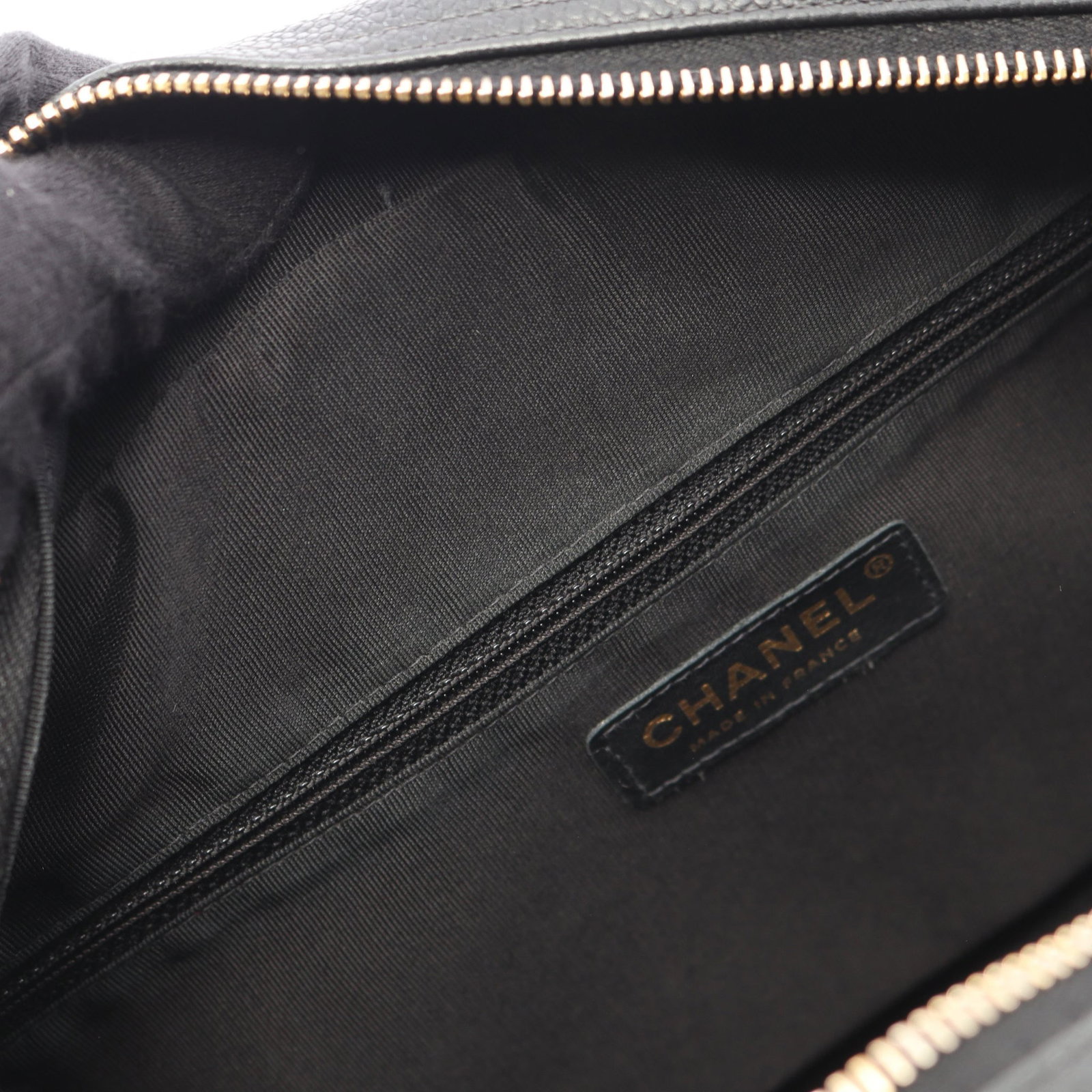 Chanel Mini Boston Caviar Black - 6