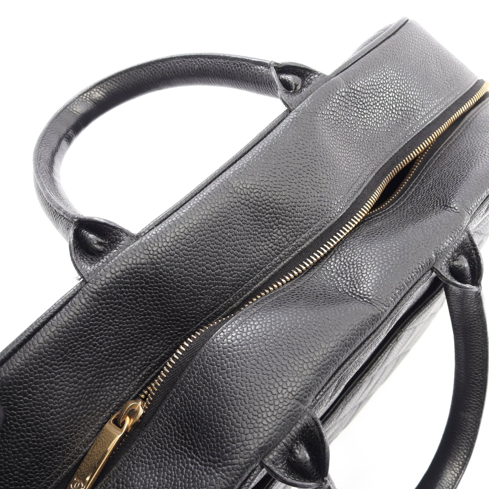 Chanel Mini Boston Caviar Black - 9