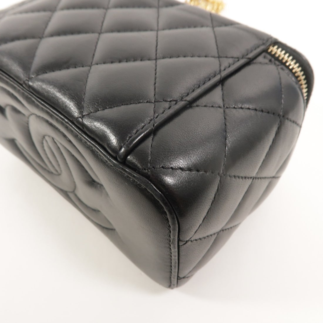 Chanel Vanity Case Chain Bag Black - 13