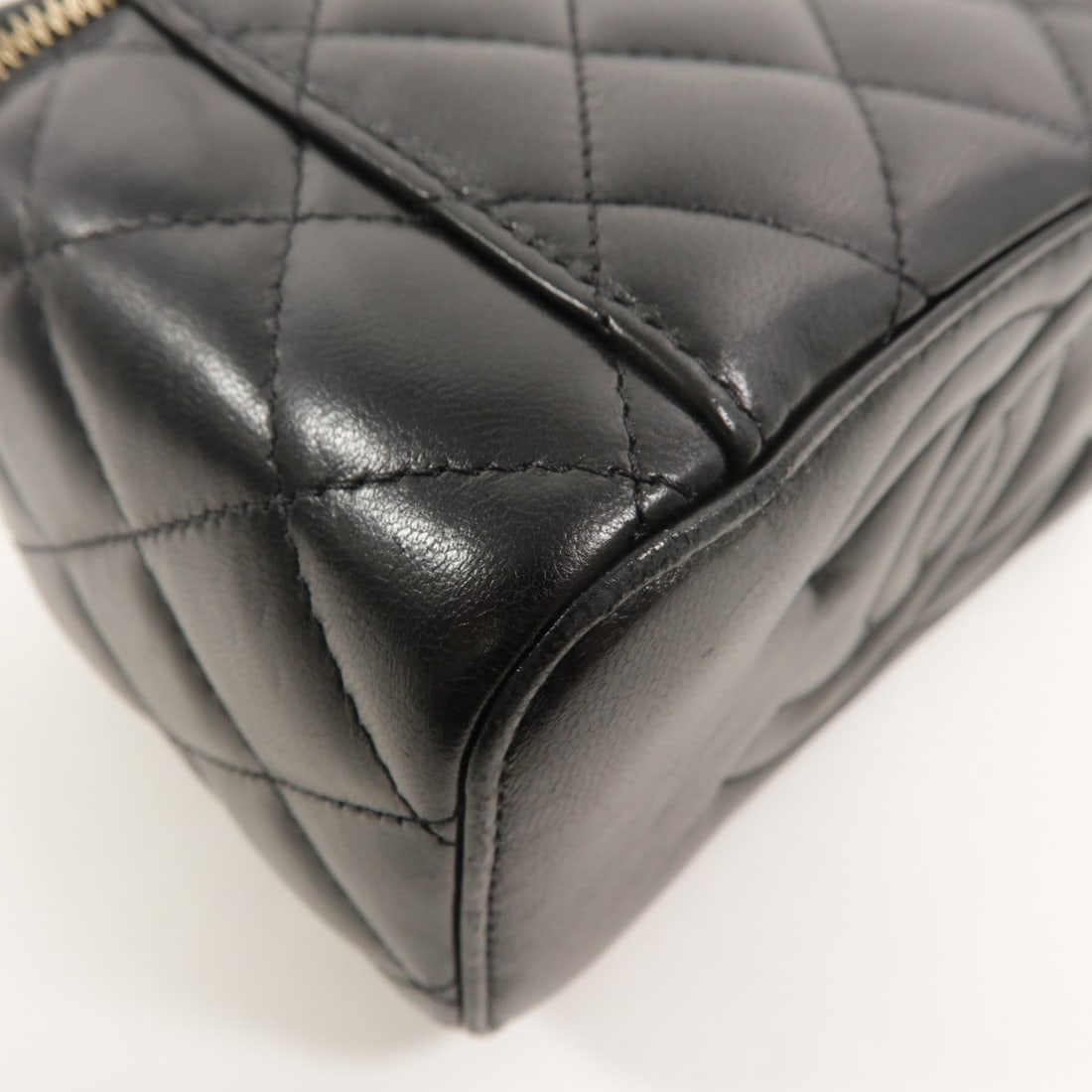 Chanel Vanity Case Chain Bag Black - 14