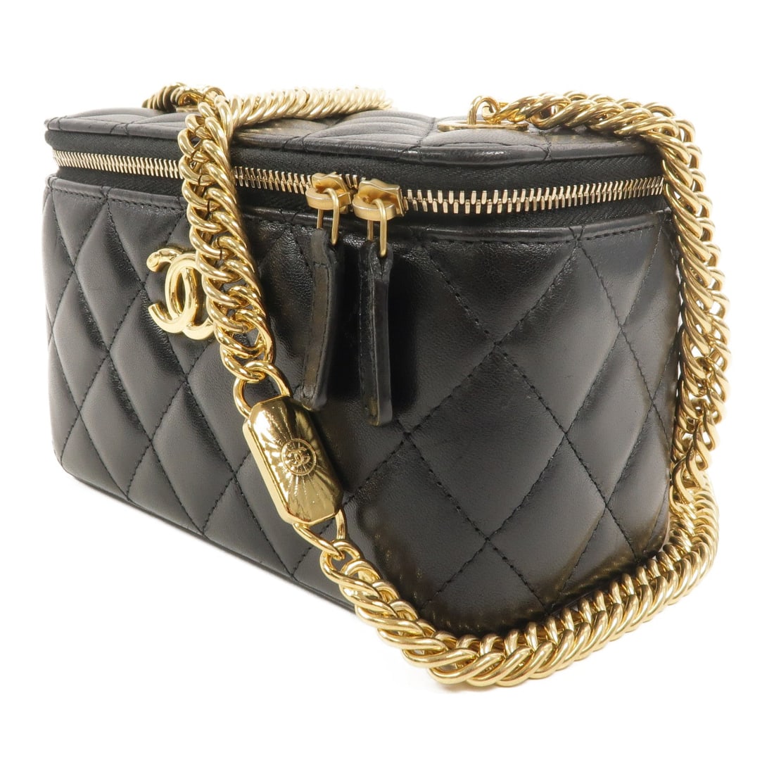 Chanel Vanity Case Chain Bag Black - 3
