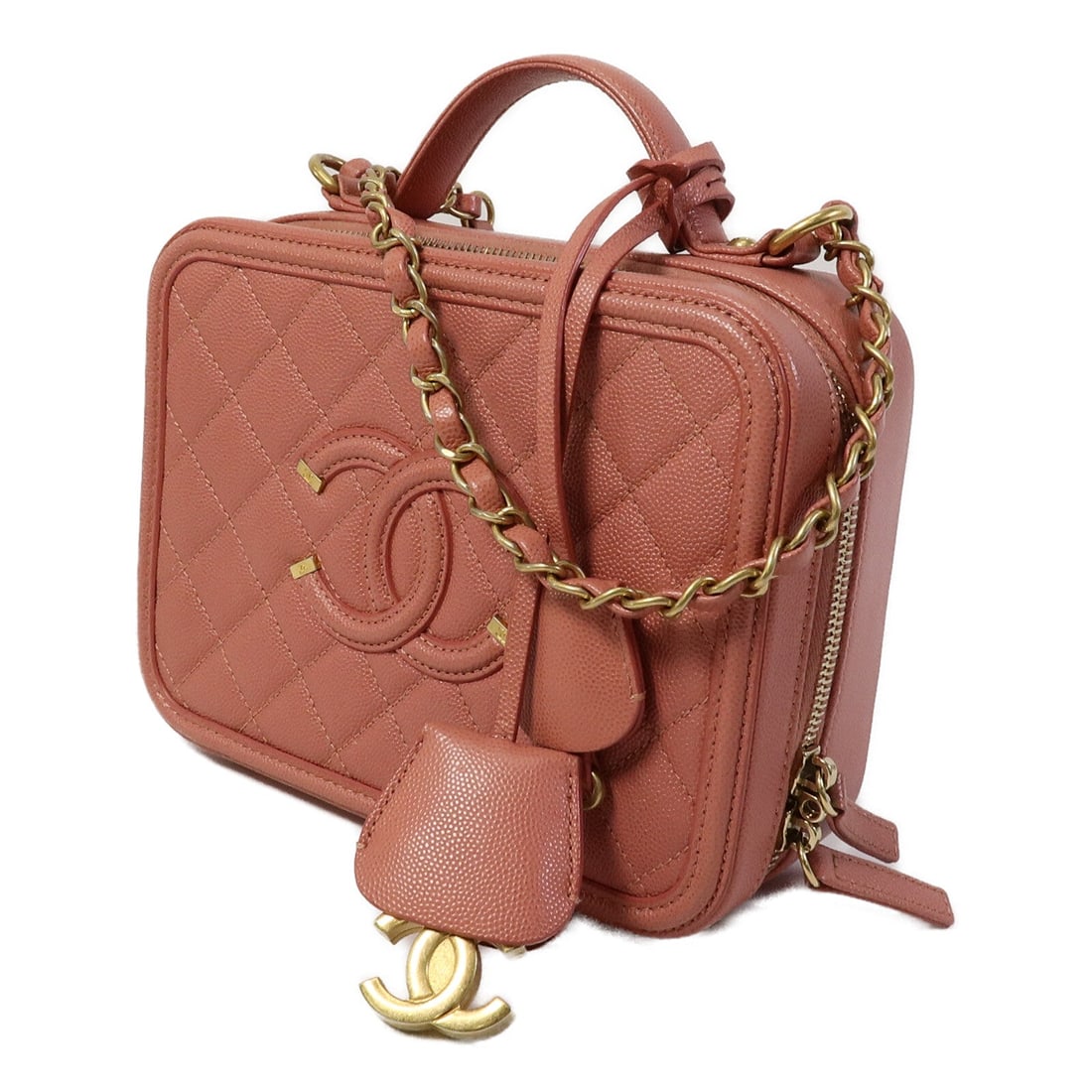 Chanel Vanity Case 2WAY Pink - 2