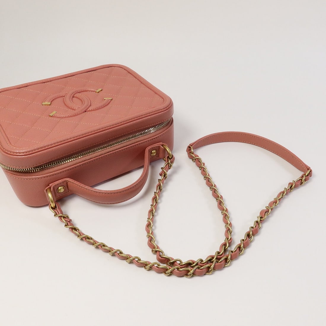 Chanel Vanity Case 2WAY Pink - 9