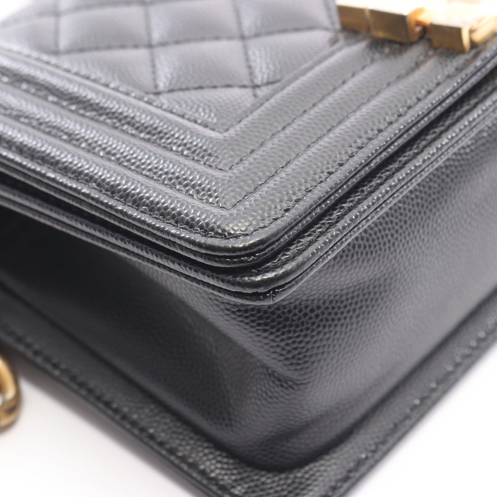 Chanel Boy Small Chain Bag Black - 6