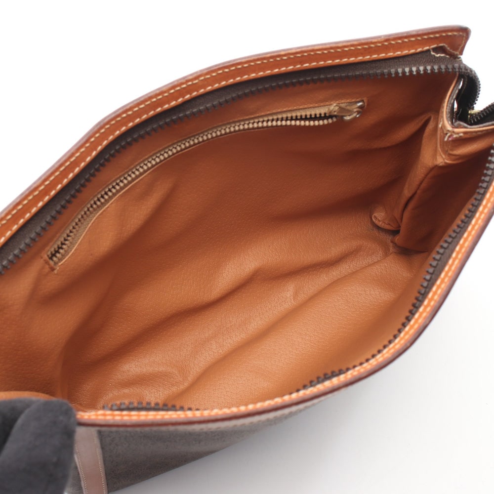 Celine Macadam Clutch Brown - 3