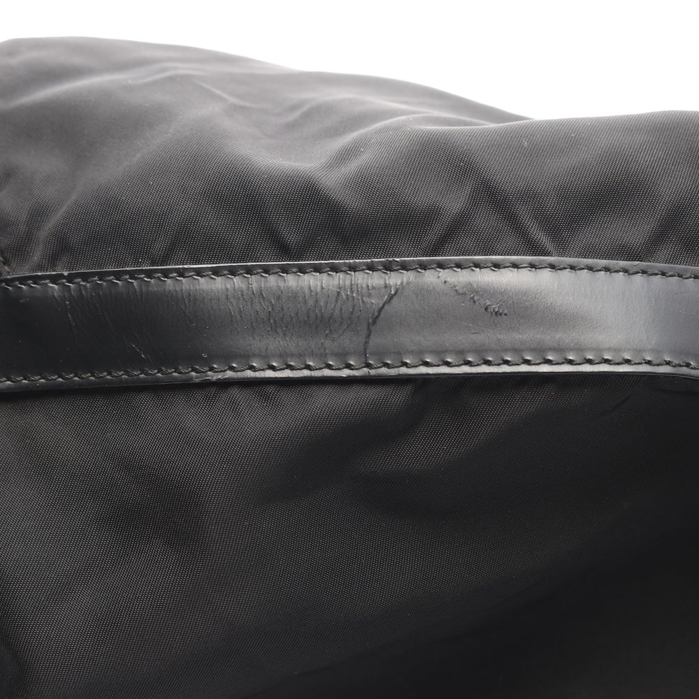 Prada Nylon Shoulder Bag Black - 8