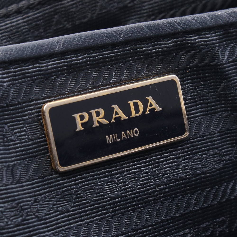 Prada 2Way Nylon Handbag Navy - 4