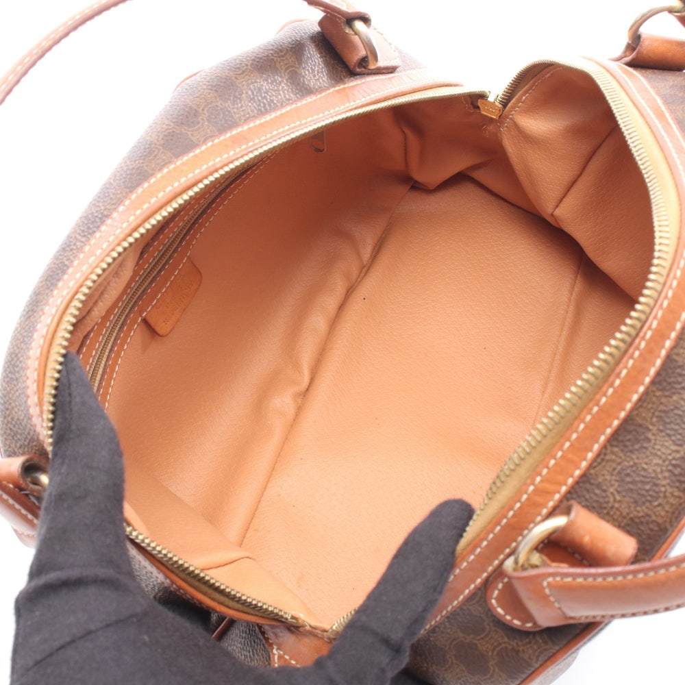 Celine Macadam Handbag Brown - 3