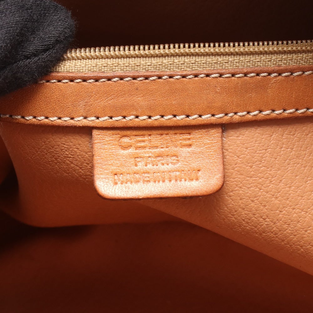 Celine Macadam Handbag Brown - 4