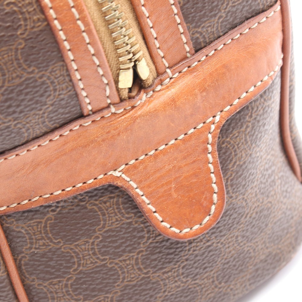 Celine Macadam Handbag Brown - 7