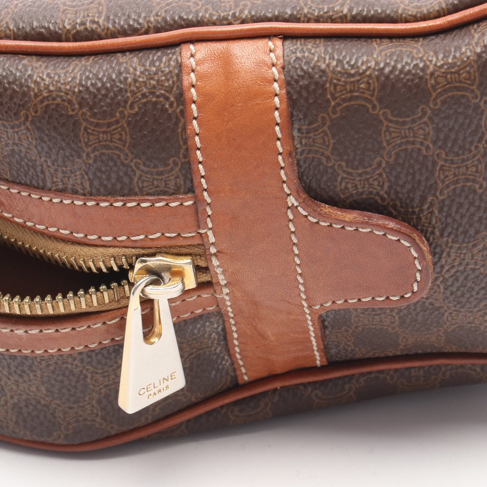 Celine Macadam Handbag Brown - 8