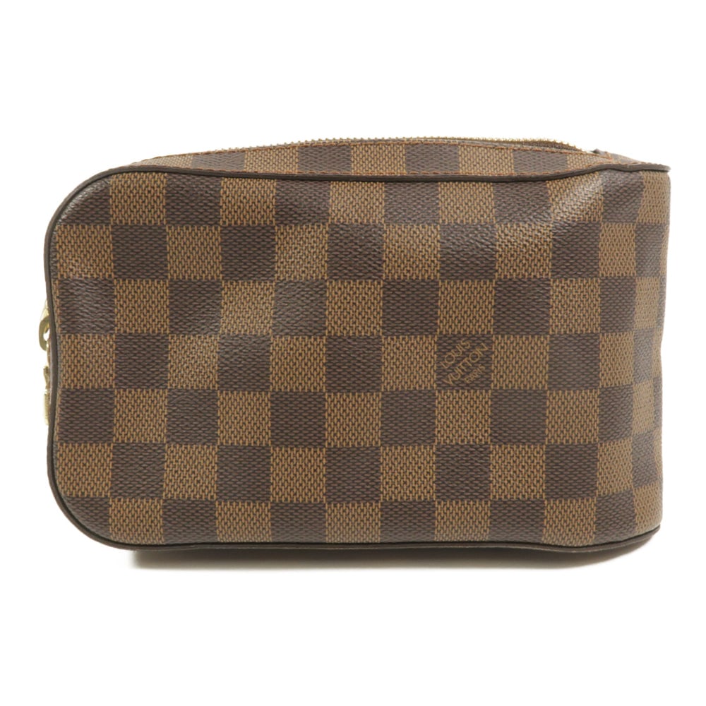 Louis Vuitton Geronimos Damier: Geronimos waist bag M51994 in brown Damier canvas. Size 12 x 20 x 5 cm.