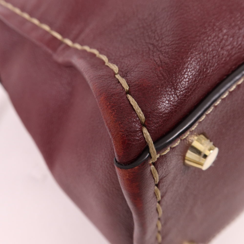 Chloe Edith Red 2Way Handle Bag - 7