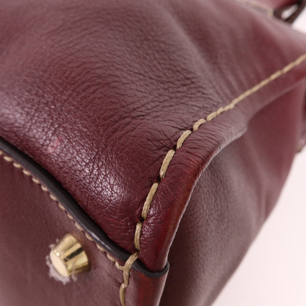 Chloe Edith Red 2Way Handle Bag - 8