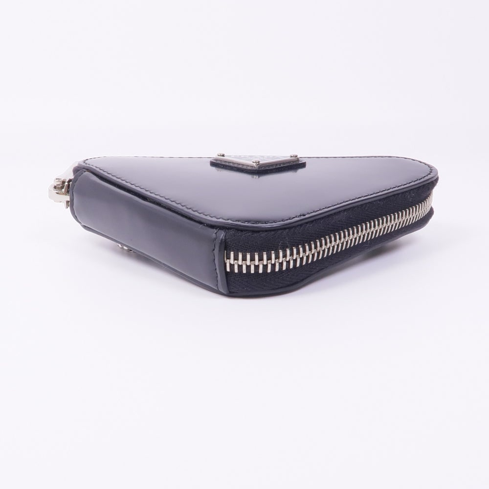 Prada Triangle Mini Pouch Black - 4