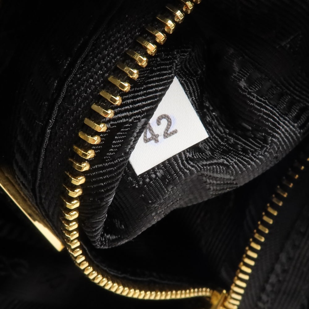 Prada Nylon Pouch Blue Brown - 10