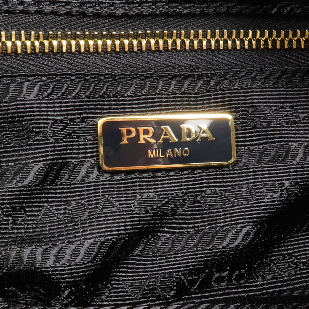 Prada Nylon Pouch Blue Brown - 9