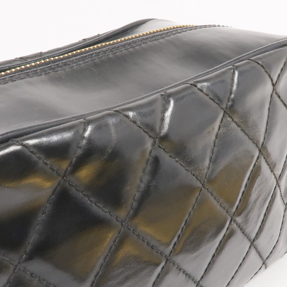 Chanel Lambskin Pouch Black - 12