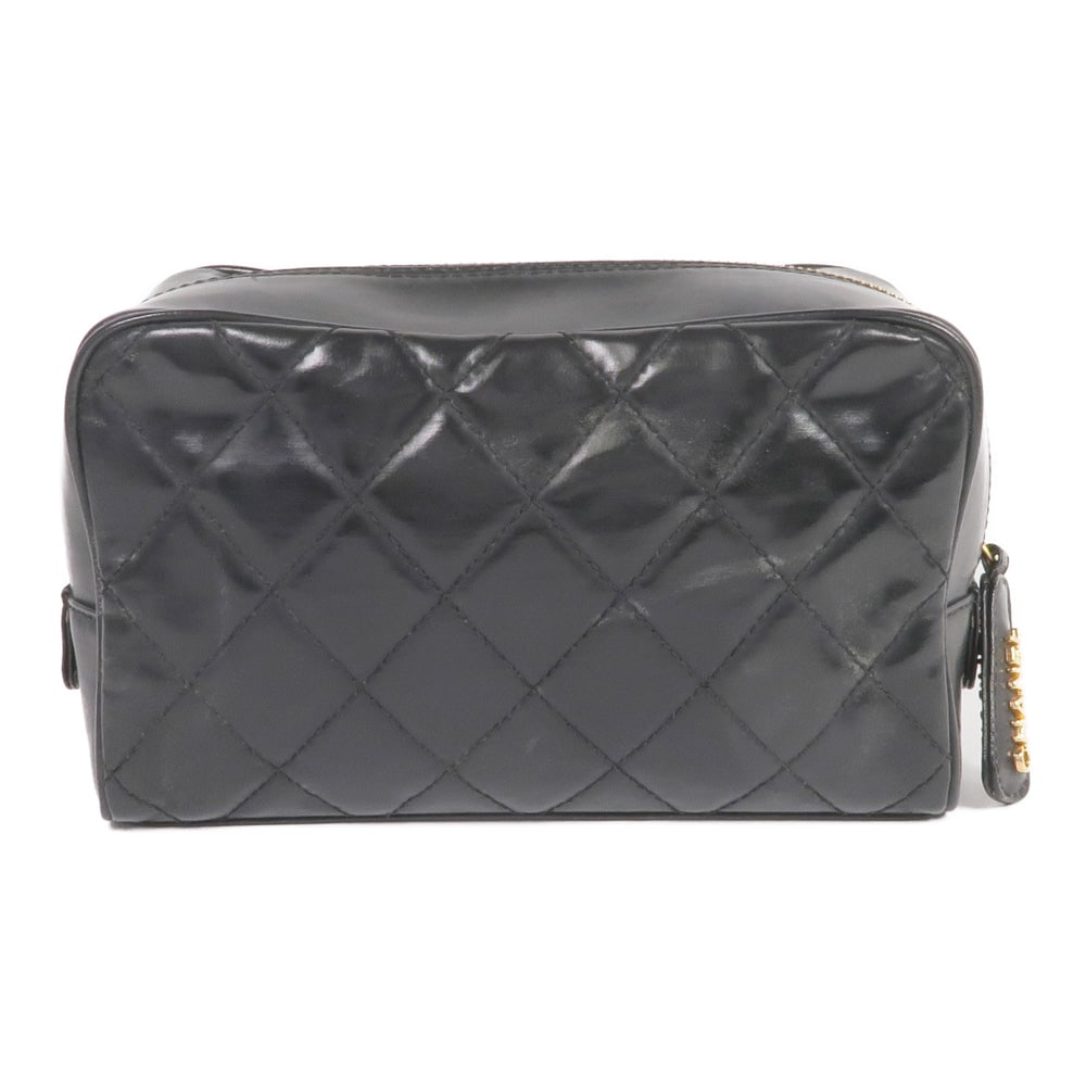 Chanel Lambskin Pouch Black - 2