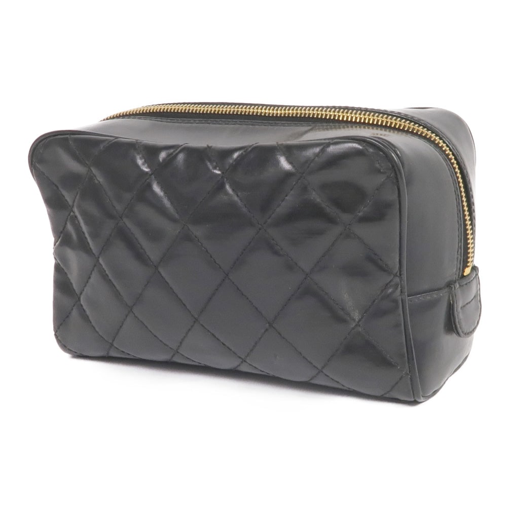Chanel Lambskin Pouch Black - 3