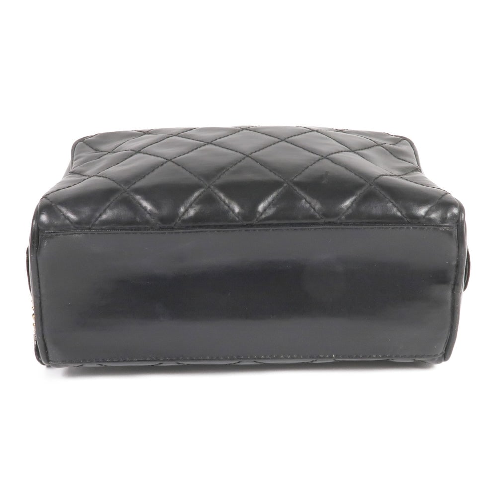 Chanel Lambskin Pouch Black - 4