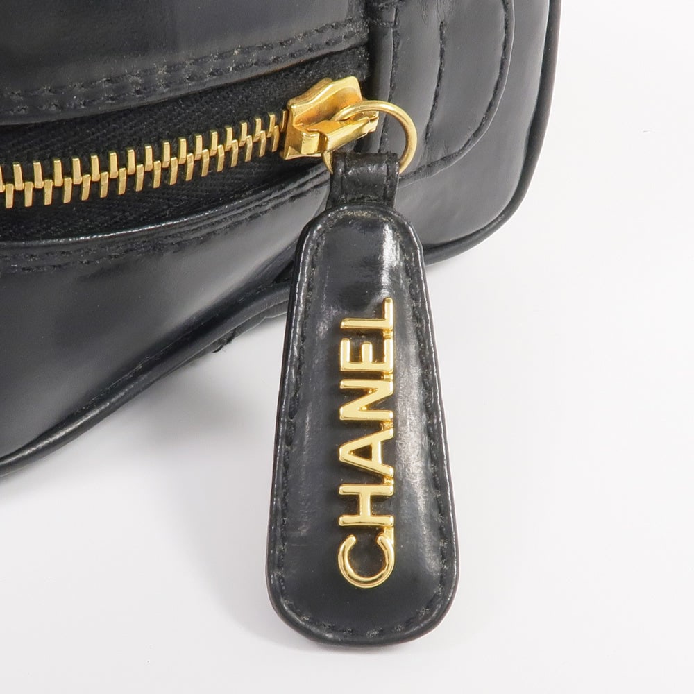 Chanel Lambskin Pouch Black - 6