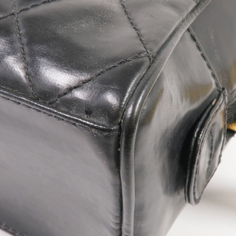 Chanel Lambskin Pouch Black - 9