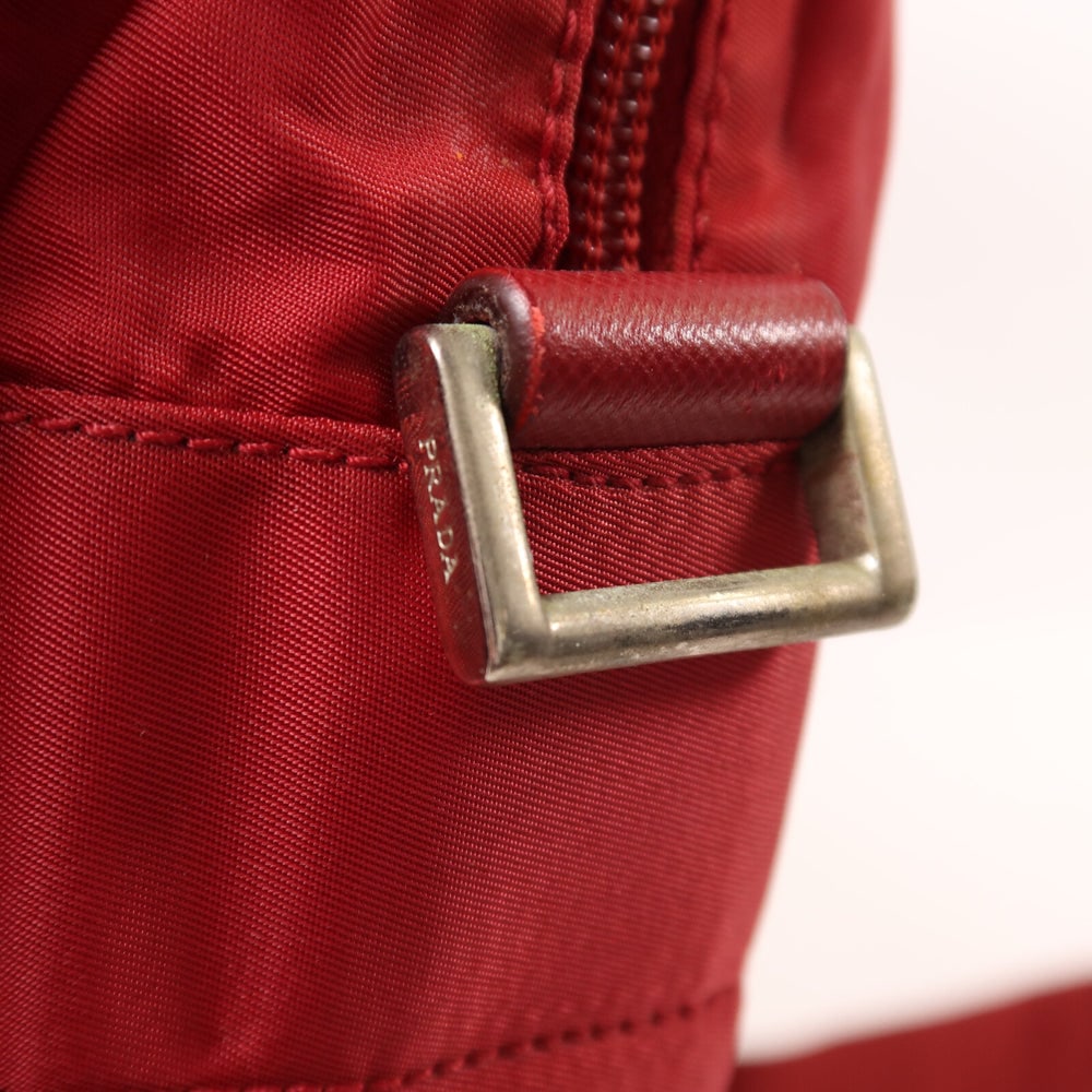 Prada Tessuto 2 Way Shoulder Bag Red - 16
