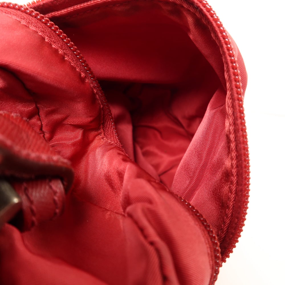 Prada Tessuto 2 Way Shoulder Bag Red - 7