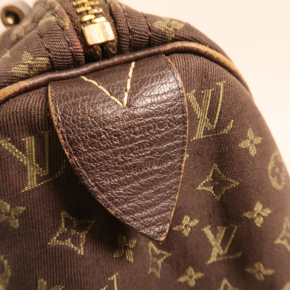 LV Speedy 30 Mini Lin Brown - 6