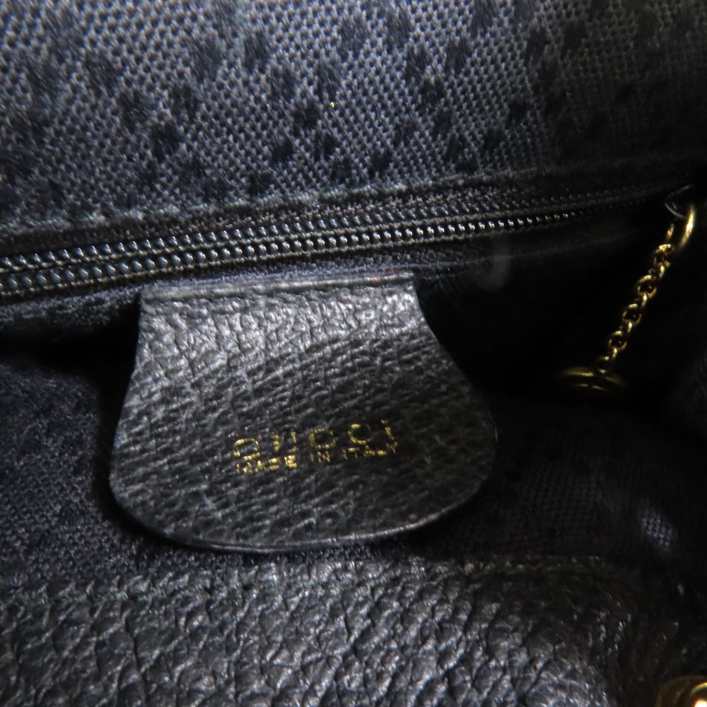 Gucci Vintage Suede Backpack Black - 9