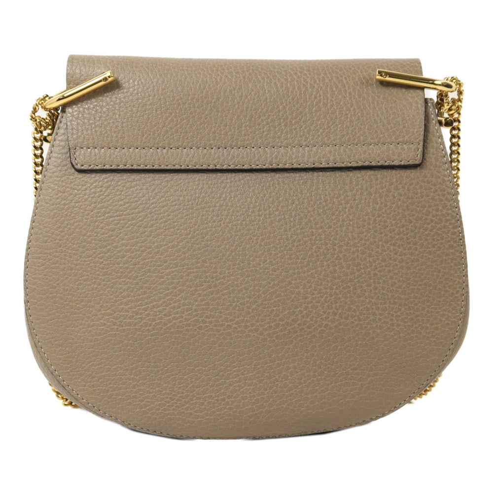 Chloe Drew Chain Shoulder Bag Gray - 2