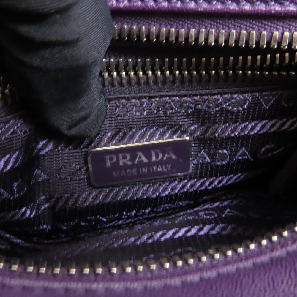 Prada 2Way Lambskin Shoulder Bag - 9