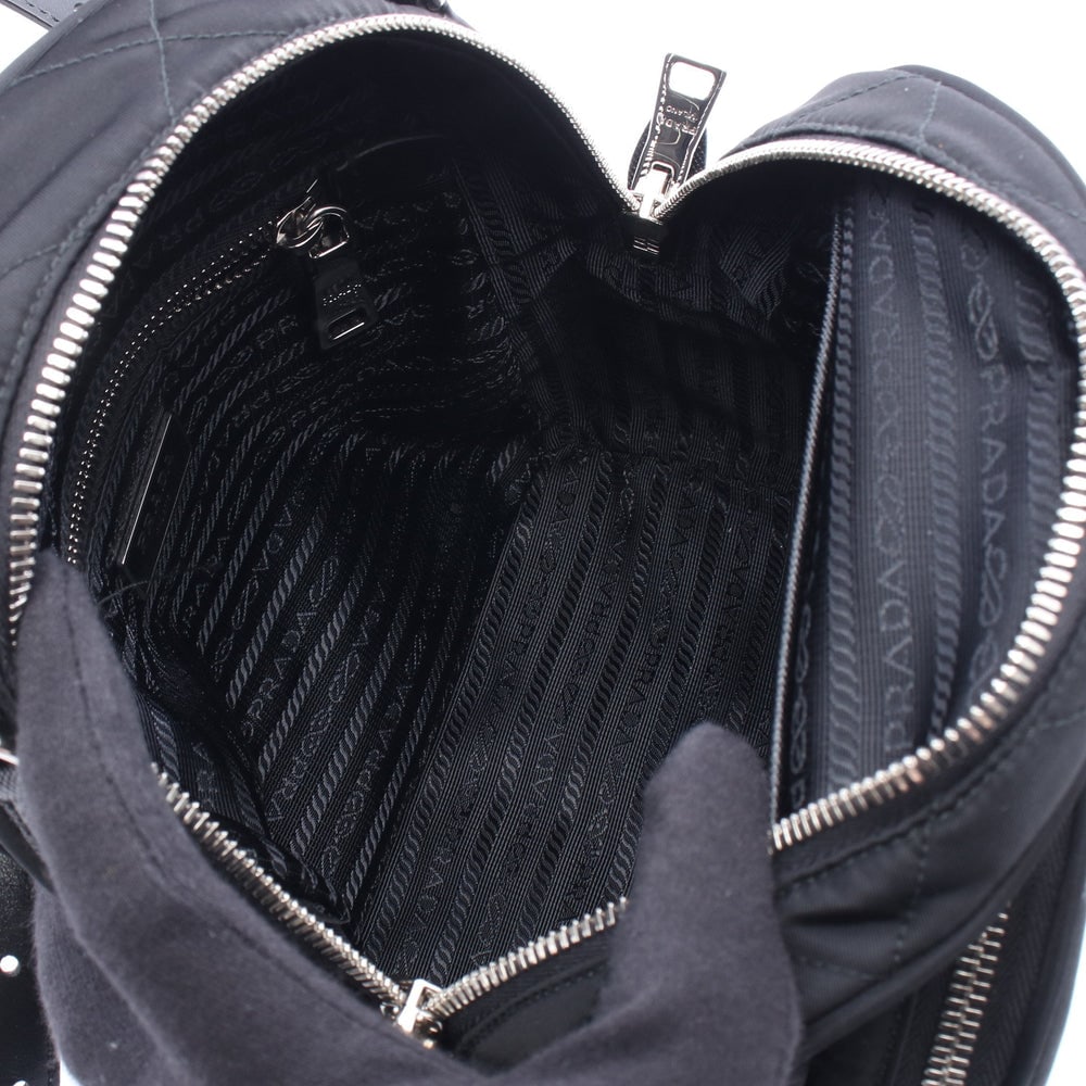 Prada Tessuto Impuntu Backpack Black - 3
