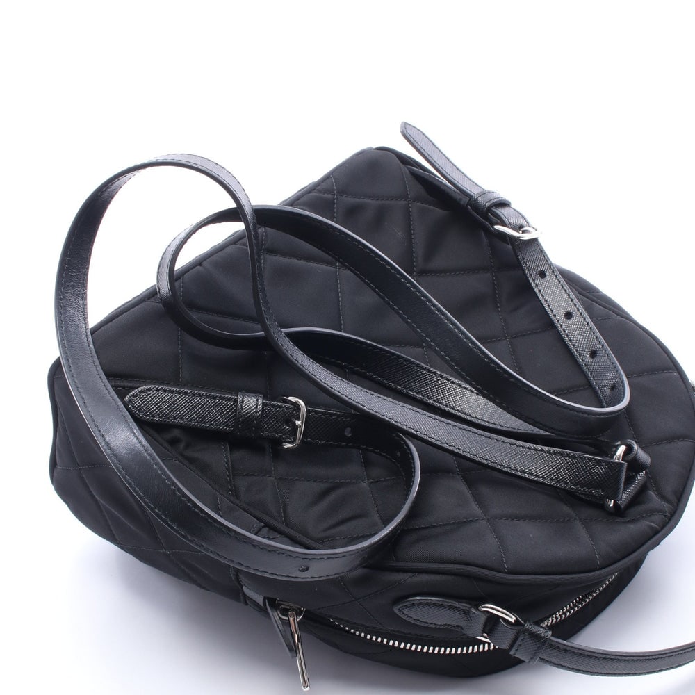 Prada Tessuto Impuntu Backpack Black - 5