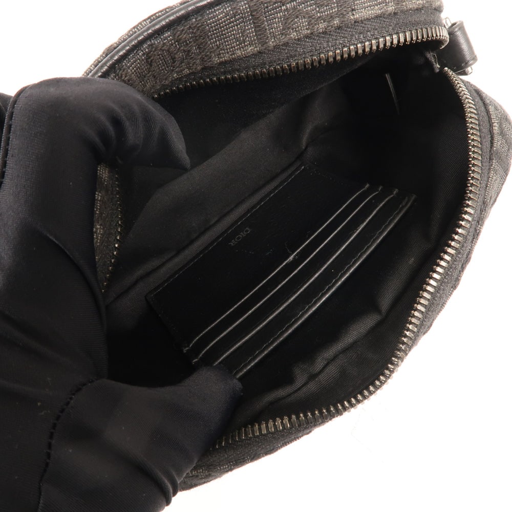 Dior Shoulder Bag Canvas Black - 12