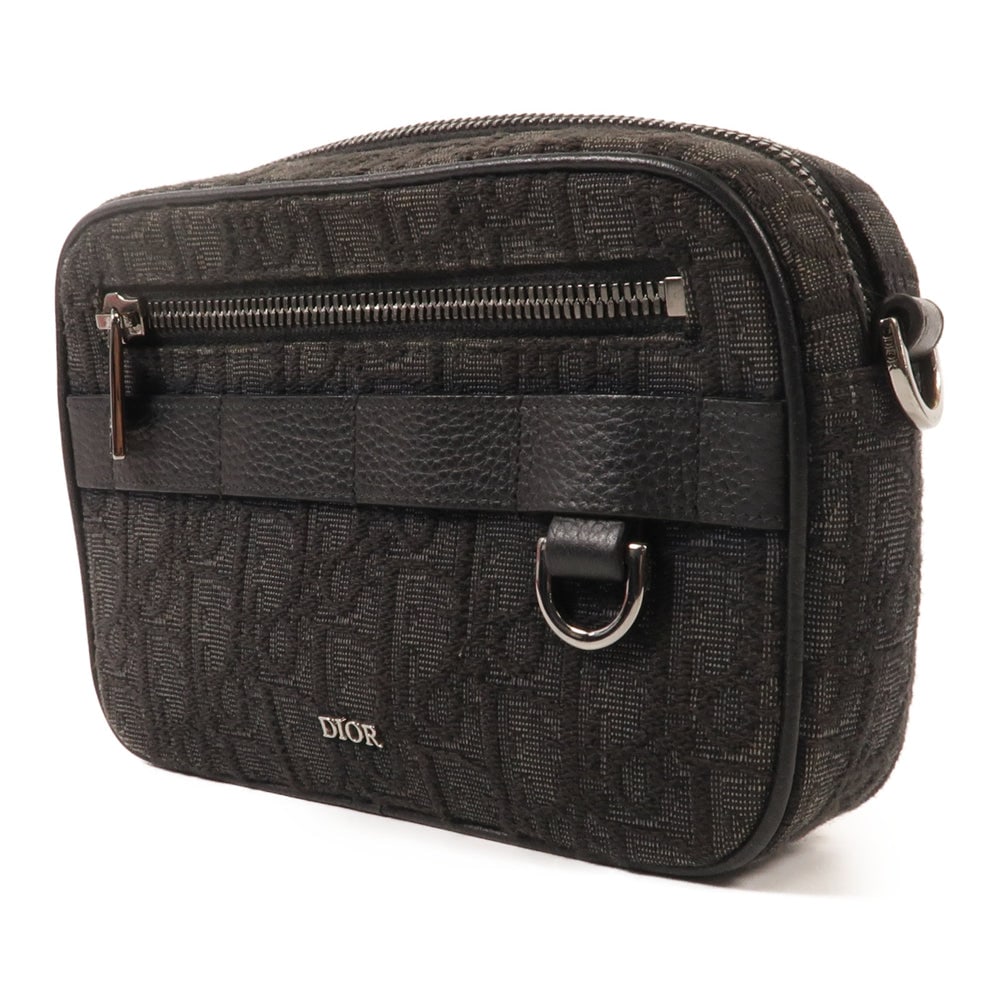 Dior Shoulder Bag Canvas Black - 3